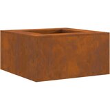 vidaXL Ognjišče Kvadratno 80x80x40 cm iz Vremensko Odporne Jeklene, (22009820) | Shoptok.si