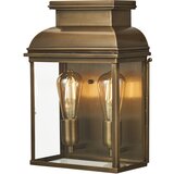 Elstead Lighting Elstead Old Bailey 2 veliki zunanji stenski svetilki iz medenine IP44, E27, (22099881) | Shoptok.si