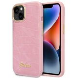 Guess GUHCP14SHGCRHP ovitek za iPhone 14 6.1 - roza z vzorcem kače | Shoptok.si