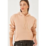 Bianco Lucci Women's Kangaroo Pocket Sweatshirt MBHS012 Cene