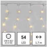  LED božična drop veriga – ledene sveče, 1,7 m, zunanja in notranja, topla bela, programi | Shoptok.si