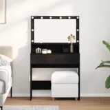  Toaletni stol Crni hrast Iverica | shoptok.hr