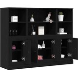  Highboard Crni hrast 132 x 35,5 x 103,5 cm Konstruirano drvo | shoptok.hr