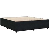  Okvir za krevet bez madraca crni 200x200 cm baršunasti | shoptok.hr