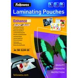 Fellowes Meleglamináló fólia, 80 mikron, A4, SuperQuick, fényes, | shoptok.hr