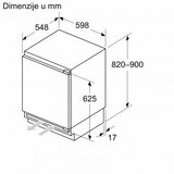 Bosch podpultni zamrzivač GUN21ADE0 – 82 x 59.8 cm cijene