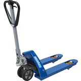 eurokraft pro paletni dvižni voziček s sistemom quicklift, poliuretanska kolesa iz polne gume, dolžina vilic 810 mm Cene