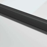 vidaXL Sobna vrata tanka crna 93x201 5 cm kaljeno staklo i aluminij | shoptok.hr