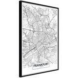  Poster - City map: Frankfurt 40x60 | shoptok.hr