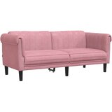  2-dijelni set sofa ružičasti baršunasti | shoptok.hr