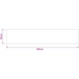  Kuhinjski Tepih Sivi i bež mozaik 300 x 60 cm 100% poliamid | shoptok.hr
