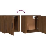vidaXL Stenska nočna omarica rjavi hrast 50x30x47 cm | Shoptok.si