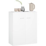  Komoda bijela 60 x 30 x 75 cm od konstruiranog drva | shoptok.hr