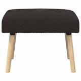  Klupa Jednobojno Crna 60 x 40 x 45 cm Bouclé | shoptok.hr