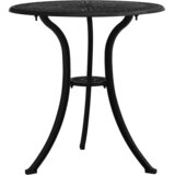  Vrtni stol crni 62 x 62 x 65 cm od lijevanog aluminija | shoptok.hr