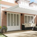  Skrovita tenda Bijelo 600 × 300 cm Poliester i aluminij | shoptok.hr