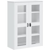  Visoka komoda VIKEN bijela 80 x 40 x 200 cm od masivne borovine | Shoptok.si