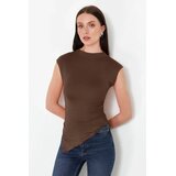 Trendyol ženska bluza Twoss24Bz00534, smeđa Cene