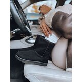 DStreet Zamszowe botki damskie STELLAR czarne | Shoptok.si