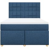  Krevet s oprugama i madracem plavi 140x200 cm od tkanine | shoptok.hr