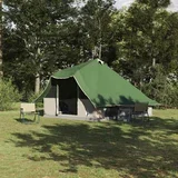 šator s krovom s pohranom Zelena 358 x 296 x 258 cm taft