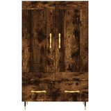  Visoka komoda boja hrasta 69,5 x 31 x 115 cm konstruirano drvo | shoptok.hr