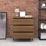  Komoda rjavi hrast 60x35x69 cm konstruiran les, (20654142) | Shoptok.si
