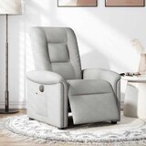 Maison Chic Električni naslanjač - Relax naslanjač sivo blago, (22062661) | Shoptok.si