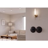  Bohemia-Design - Porcelanska retro okretna prigušiva sa ramom 250V/10A crna | Eponuda.com