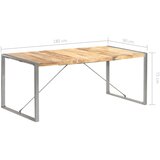  Blagovaonski stol 180x90x75 cm od masivnog grubog drva manga | Eponuda.ba