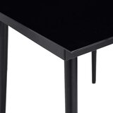  9-dijelni vrtni blagovaonski set crni | shoptok.hr