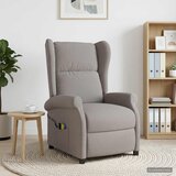  Masažni električni naslonjač s krilima Tkanina | shoptok.hr