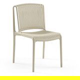 Hanah home Nes - Beige Beige Chair Set (4 Pieces) Cene