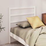 Maison Chic posteljno vzglavje - vzglavna omarica - nočna omarica belo 96x4x100 cm trdna borovina, (21705692) | Shoptok.si