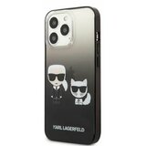 Karl Lagerfeld futrola za iPhone 13 pro black karl & choupette gead gradient ( GSM114872 ) Cene