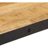  Stolić za kavu s kotačima od masivnog drva manga 100x55x26 cm | shoptok.hr