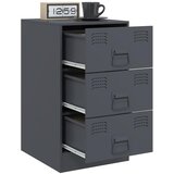  Noćni ormarići 2 kom antracit 34,5 x 39 x 62 cm čelični | Eponuda.com