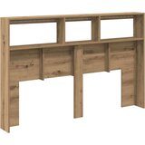 Ormarić Omarica za vzglavje postelje LED artisian hrast 160x17x102 cm | Shoptok.si