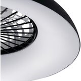 Kanlux 46371 - led rgbw prigušiva svetiljka sa ventilatorom plave pan LED/48W/230V cct crna + daljinski upravljač | Eponuda.com