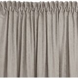 Curtain MILANA color cappuccino style classic transparent dragon tape 5 cm with fringe 3 cm chenille 140x245 HOMEDE | shoptok.hr
