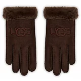 Ugg Ženske rokavice W Sheepskin Embroider Glove 20931 Bordo rdeča