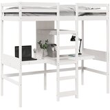  Okvir kreveta na kat bez madraca bijeli 90x190 cm od borovine | shoptok.hr