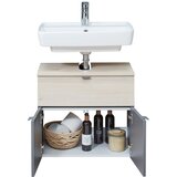 Pelipal Siva/v naravni barvi stenska omarica brez umivalnika v borovem dekorju 53x60 cm Quickset 394 – | Shoptok.si