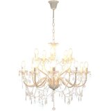 x Lestenec 2-nadstropni bel 15 x E14 žarnice | Shoptok.si