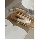 Blomus Zatemnitvena namizna svetilka s tekstilnim senčilom v beli in srebrni barvi (višina 36 cm) Taite – | Shoptok.si