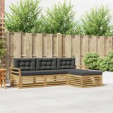  Set vanjskih sofa 4 kom. Bijela i antracit | Eponuda.com