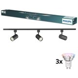 Philips LED prigušiva spot svetiljka za šinski sistem EASYLINK 3xGU10/4,7W/230V 1m crna Cene