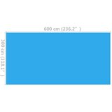  Pokrivač za bazen plavi 600 x 300 cm PE | shoptok.hr