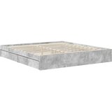  Krevet s od storage s ladicama Betonski sivi 180 x 200 cm | shoptok.hr