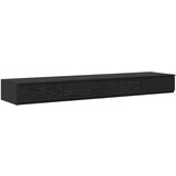 vidaXL Posteljni predali Črni hrast 160x36,5x16,5 cm Inženirski les, (22110573) | Shoptok.si